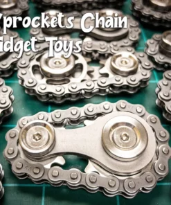 Sprockets Bicycle Chain Fidget Spinner Toys