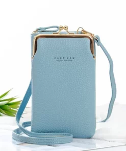 Women Phone Bag Solid Crossbody Bag