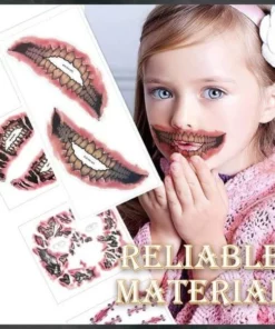 Halloween prank makeup temporary tattoo