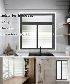 Alternative view of Imitation Blinds One-Way Perspective Glass Film