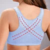 Front hooks, stretch-lace, super-lift, and posture correction