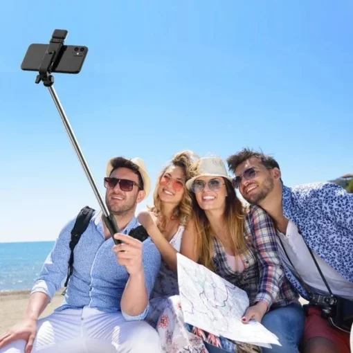 New 6 In 1 Wireless Bluetooth Selfie Stick