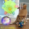 Jumping activation ball for dogs and cats