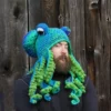 Handicraft Crochet Octopus Hat —— A very good birthday/Christmas gift