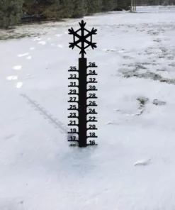 Iron Art Snow Gauge