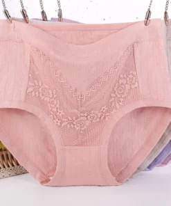 2022 Newest Plus Size LeakProof Lace Cotton Panties