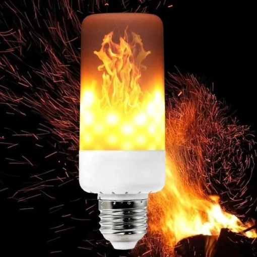 🎃LED Flame Effect Light Bulb-With Gravity Sensing Effect🔥