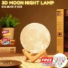 3D MOON NIGHT LAMP HUMIDIFIER