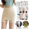 Double-layer Front CrotchIce Silk Safety Shorts