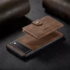 Luxury Magnetic Split Wallet Card Leather Case For Google