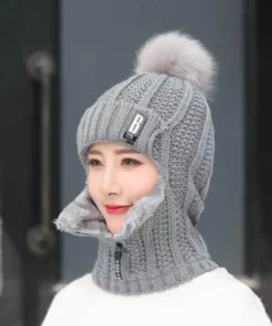Winter Siamese Windproof Hat