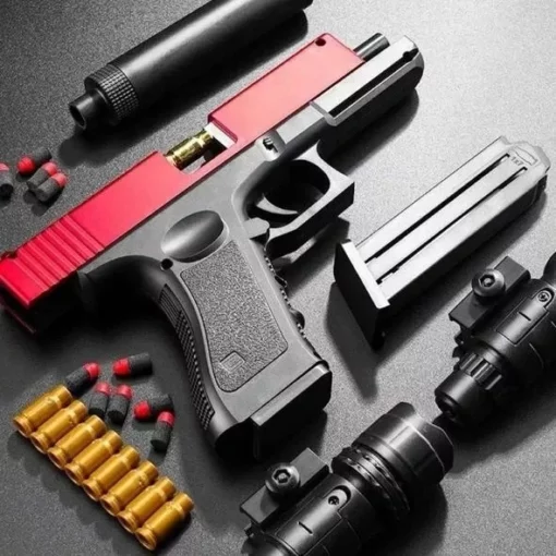 G17 SHELL EJECTION SOFT BULLET TOY GUN