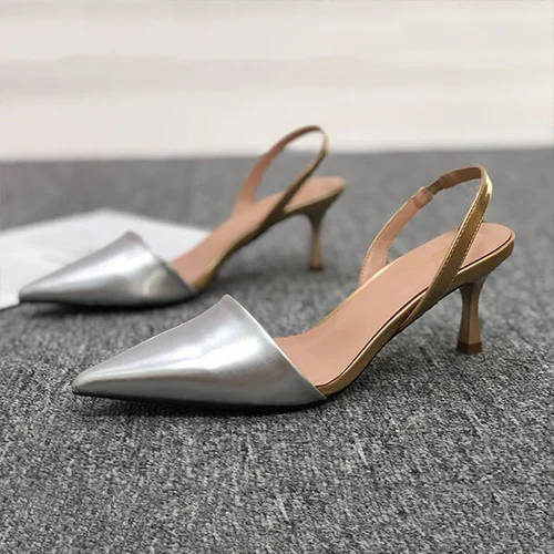 Fashion pointed sandals strappy high heels