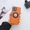 2022 New Version Leather Magnetic Charging Case For iPhone