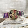 Watches with multicolour rainbow pattern
