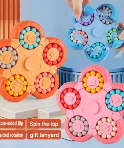 Rotating Magic Bean Rubik's Cube Puzzle Toys