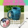 OnePress Multiple-Design Pottery Handle