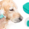 🔥Dog Cat Bath Brush Comb Silicone Pet Grooming Brush
