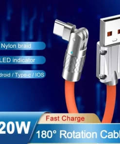 180 Rotating Fast Charge Cable