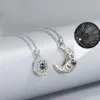 2PCS magnetic Sun and Moon Necklaces
