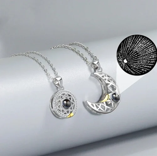 2PCS magnetic Sun and Moon Necklaces