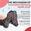 AFIC Tourmaline Lymphvity Self-heating Graphite Health Sock