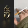 Metal Gold Dragon Ring Holder