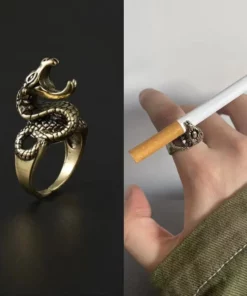 Metal Gold Dragon Ring Holder