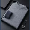 Mens Warm Fleece Thick Sweater