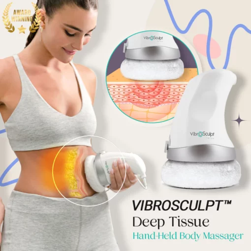 VibroSculpt Deep Tissue Hand-Held Body Massager