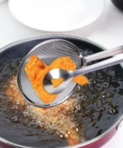Oil Frying Filter Stainless Steel Spoon Vegetables Snack Fried Food Strainer