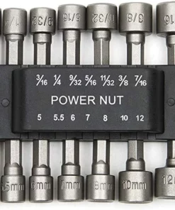 Power Nut Driver 9Pcs Set