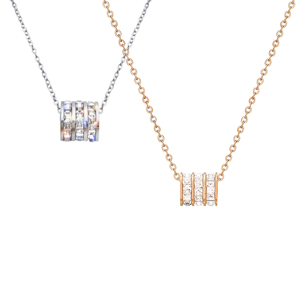 KAPORI GeoIONIX Tri-Spin Necklace