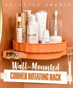 Wall-Mounted Corner Rotating Rack