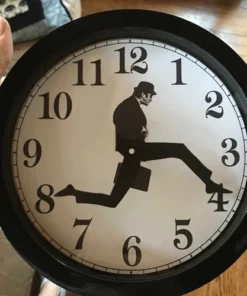 Silly Walk Wall Clock