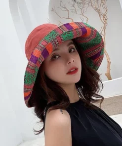 Wide Brim Cotton Summer Hat