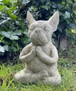 Meditating Sitting French Bulldog