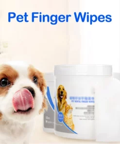 Alternative view of Pet Dental Cleaning finger Wipes