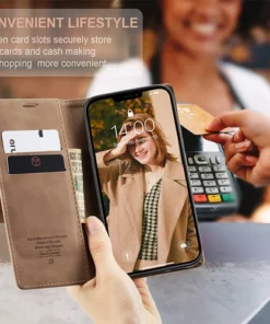 Flip Phone Leather Case