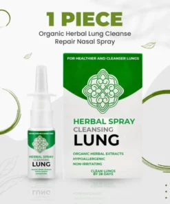 Alternative view of HerbClear Organic Herbal Lung Cleanse Repair Nasal Spray