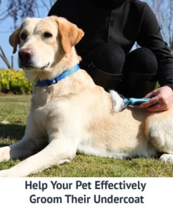 Pet Grooming Brush - Double Sided Shedding And Dematting Undercoat Rake Comb