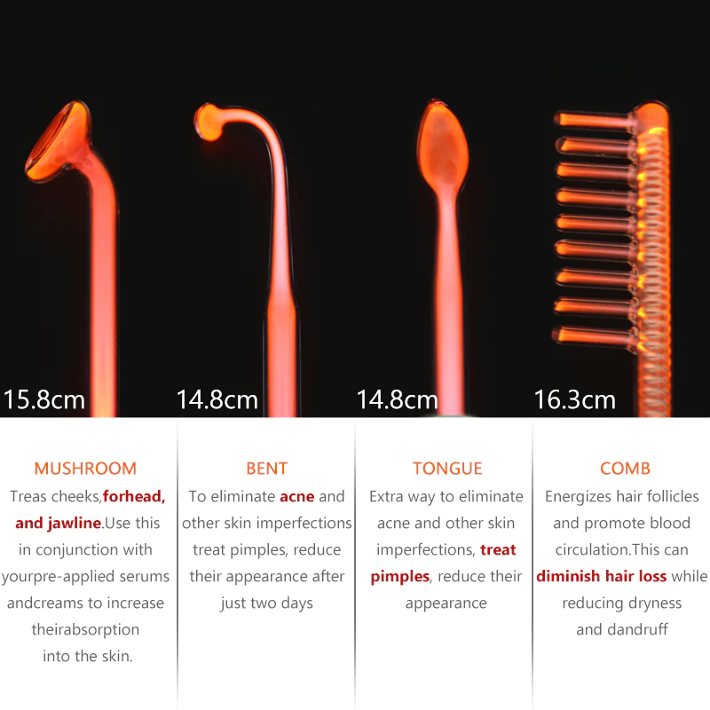 High Frequency Facial Electrotherapy Wand