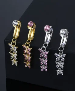 Alternative view of FatLoss Titanium Body Detox Lymphatic Drainage Belly Button Ring