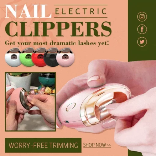 Worry-free Trimming Electric Nail Clippers For Children Elderly