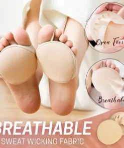 Cushioning ice silk high heel insoles