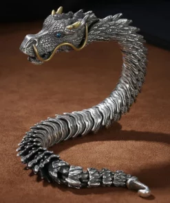 Alternative view of DRAGON BRACELET - STERLING SILVER