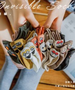 Embroidery Funny Smiling Socks
