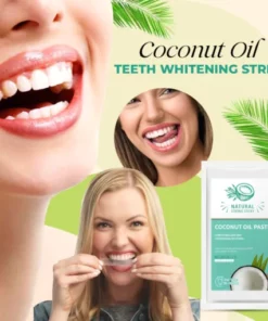 Coconut Oil Teeth Whitening Strips