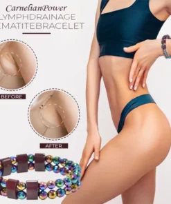 CarnelianPower LymphDrainage HematiteBracelet