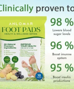 ANLOMARE Blood Sugar and Fat Reducing Foot Pads